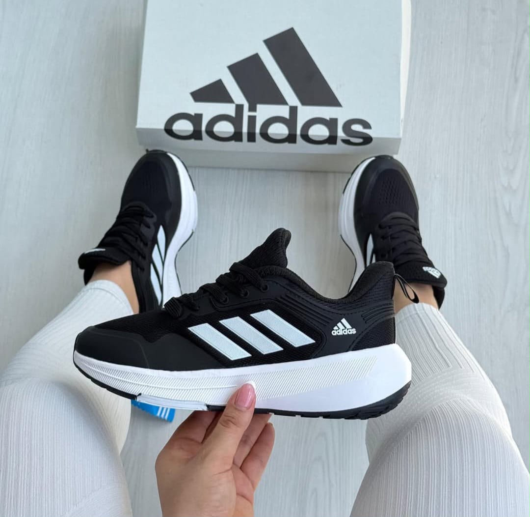 ADIDAS BOUNCE NEGRO - BLANCO