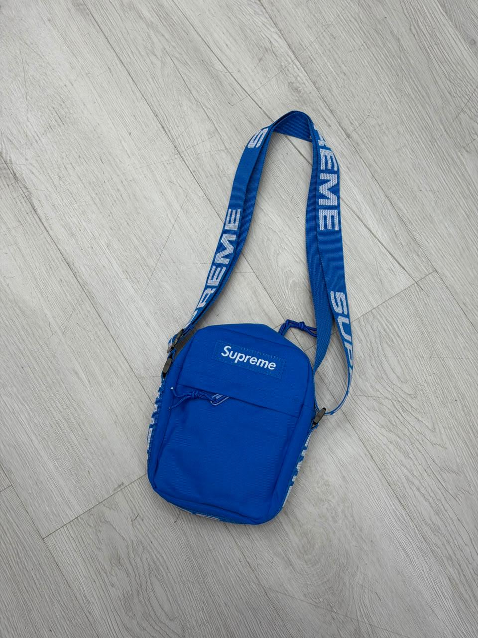 Supreme blue cordura shoulder bag