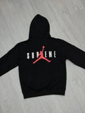 Supreme Jordan Jersey con capucha negro