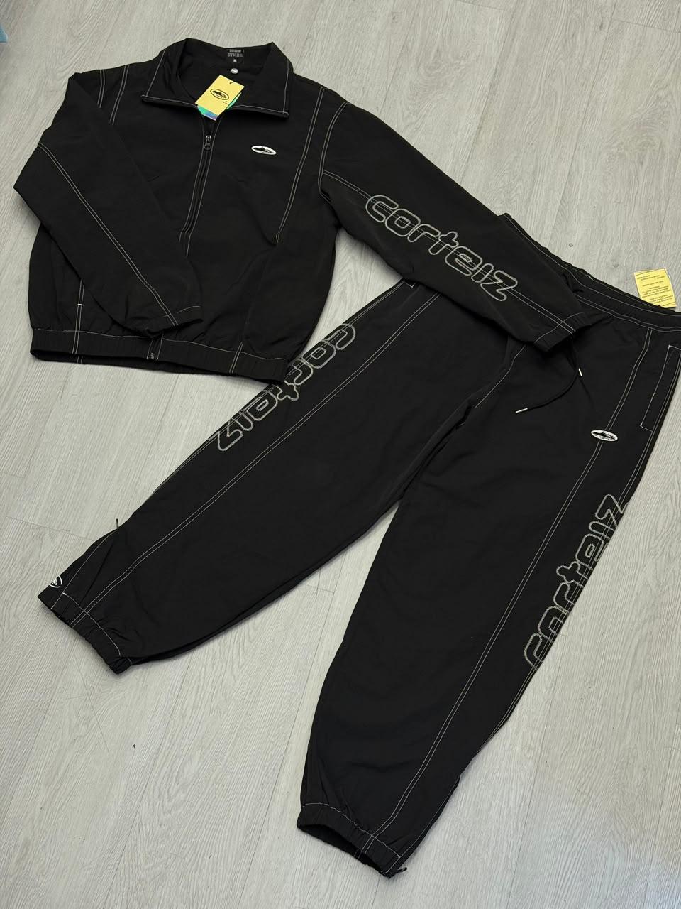 Black Corteiz Boiler tracksuit
