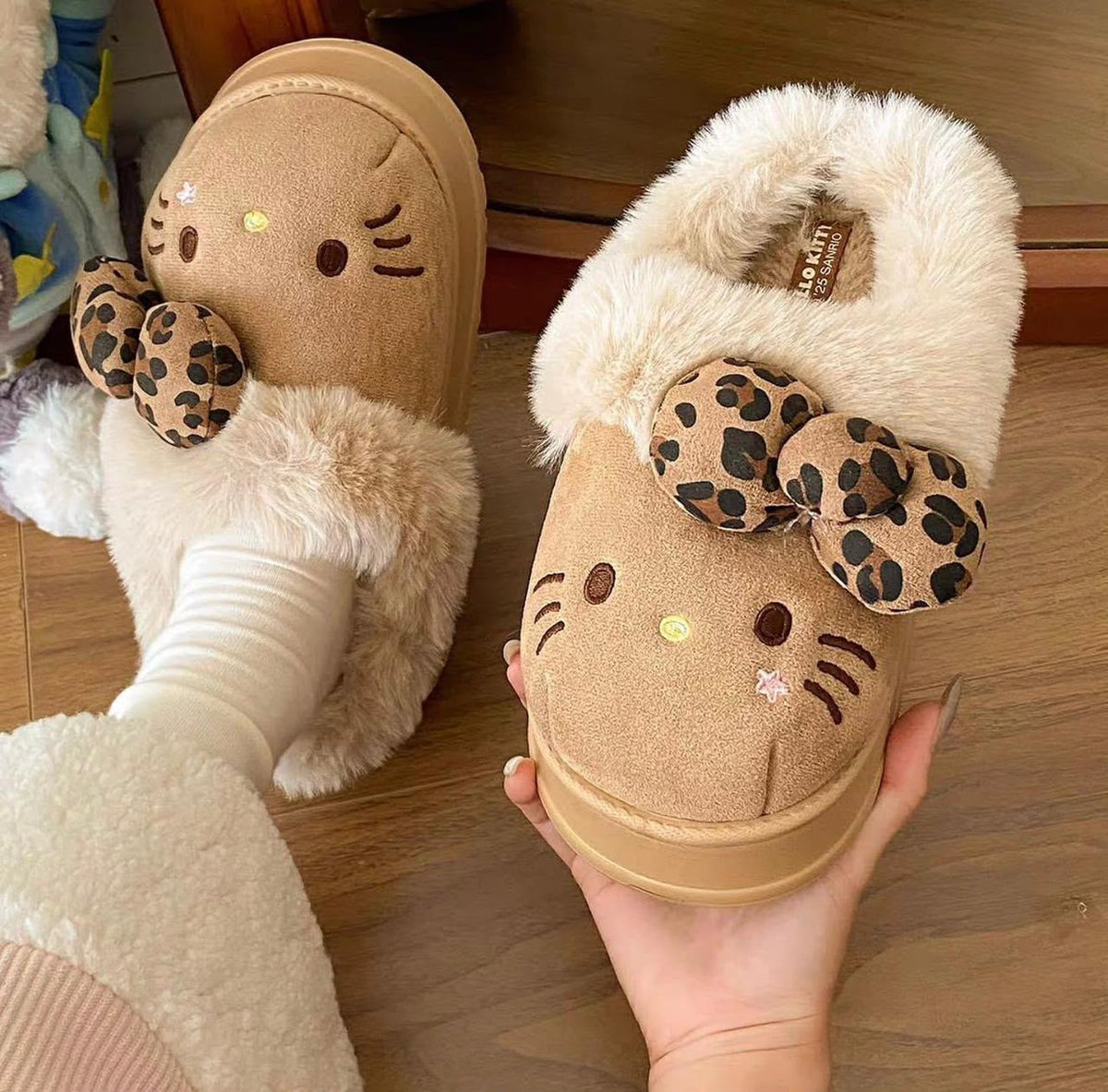 Pantuflas de gatito